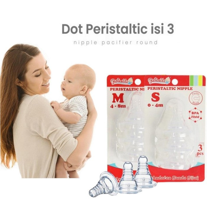 Reliable Dot Botol Susu Bayi Peristaltic 3pcs 8826 Blister