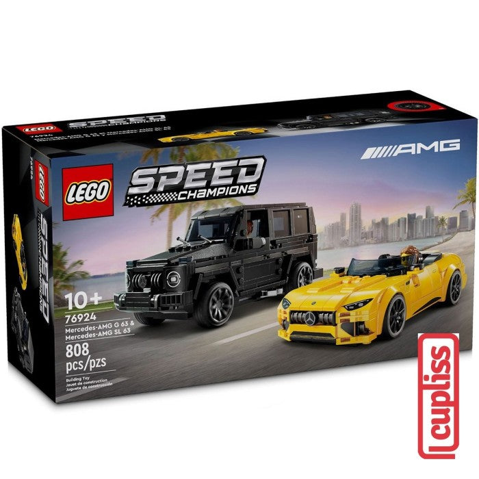 LEGO Speed Champions 76924 Mercedes AMG G 63 and AMG SL 63