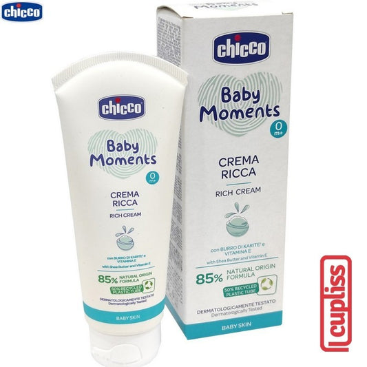 CHICCO Baby Moments Rich Cream 100ml Krim Bayi 100 ml 10596