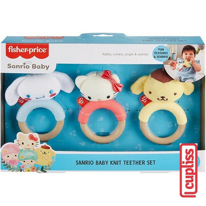 Fisher Price HBP48 Teether Set Sanrio Baby Knit
