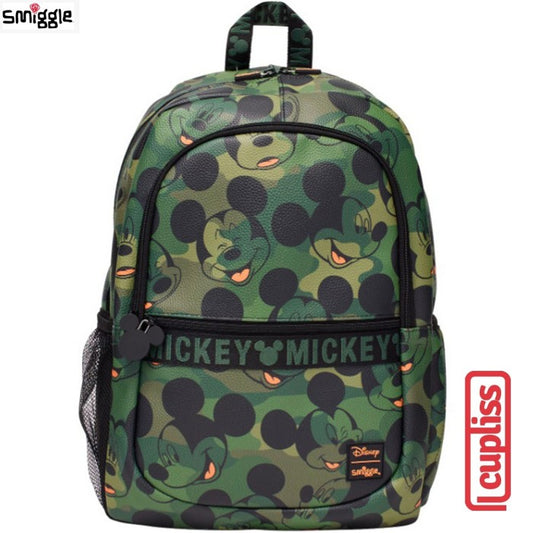 SMIGGLE Backpack Bag 440766 Mickey Mouse Khaki Tas Ransel Anak