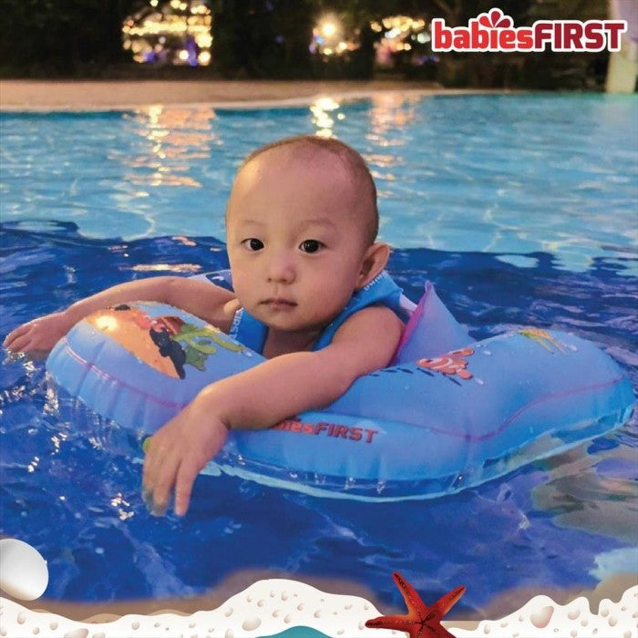 BabiesFIRST Inflatable Swim Training Pelampung Renang Blue Babies