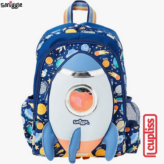 SMIGGLE Backpack Bag 447666 Junior Sky Hi Planet Tas Ransel Anak