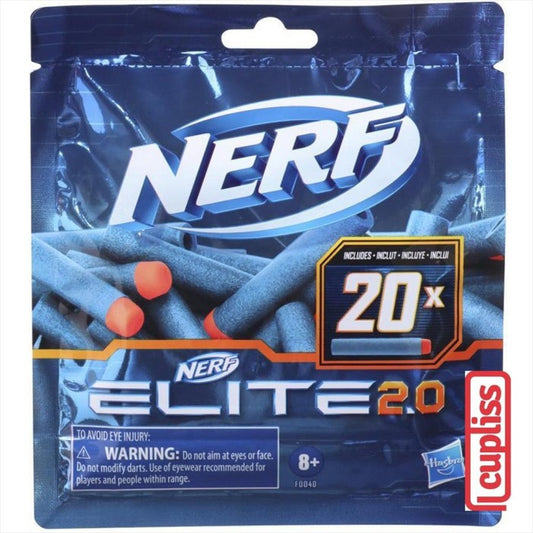 NERF Elite 2.0 20 Dart Refill Pack Hasbro F0040