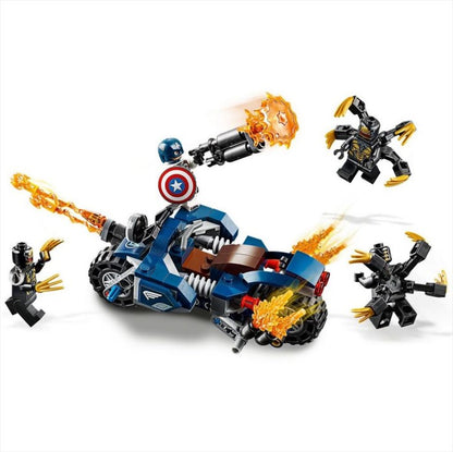 LEGO Superheroes 76123 Captain America Outriders Attack