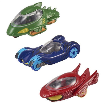 PJ Masks Die Cast Hero Vehicle Pack of 3 Gekko Owlette Cat Car