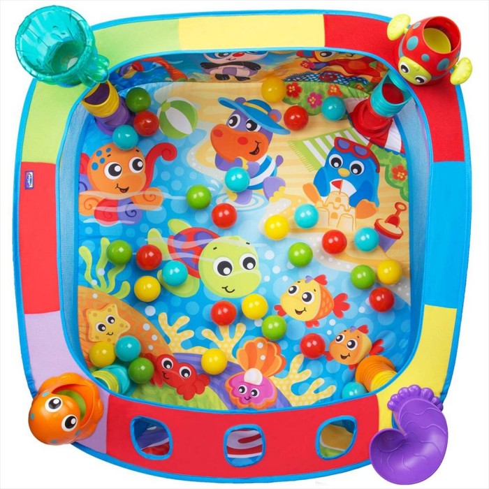 Playgro 120752 Pop And Drop Activity Ball Gym Mainan Bayi
