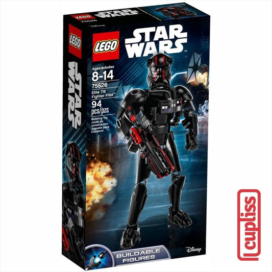 LEGO Star Wars 75526 Elite TIE Fighter Pilot Buildable Figure