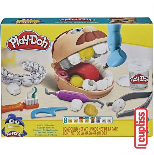 Play Doh Drill n Fill Dentist Dokter Gigi Hasbro F1259 Playdoh