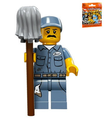 Janitor (sealed) Lego Minifigure Series 15 no 9