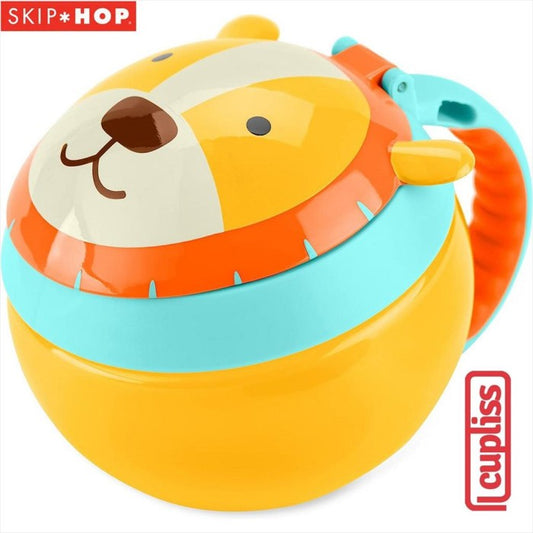 Skip Hop Zoo Snack Cup 222 ml 284410 Lion Kotak Makan Anak