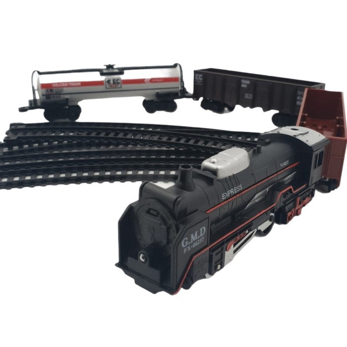 VR Toys Rail King Intelligent Classical Train 190334 Kereta Api Mainan Anak