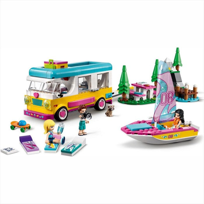 LEGO Friends 41681 Forest Camper Van and Sailboat