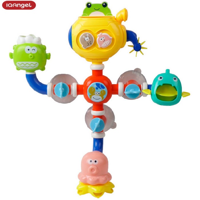 IQANGEL DIY Bath Toys 16 Part IQ8070 Mainan Mandi Air Bayi IQ Angel