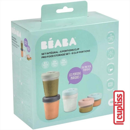 BEABA Food Meal Storage Pro Set 6 Wadah MPASI