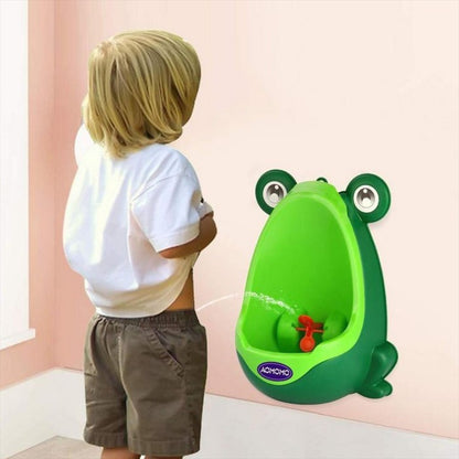BabiesFIRST Kids Training Urinal 2in1 Green Mini Toilet Anak Pispot