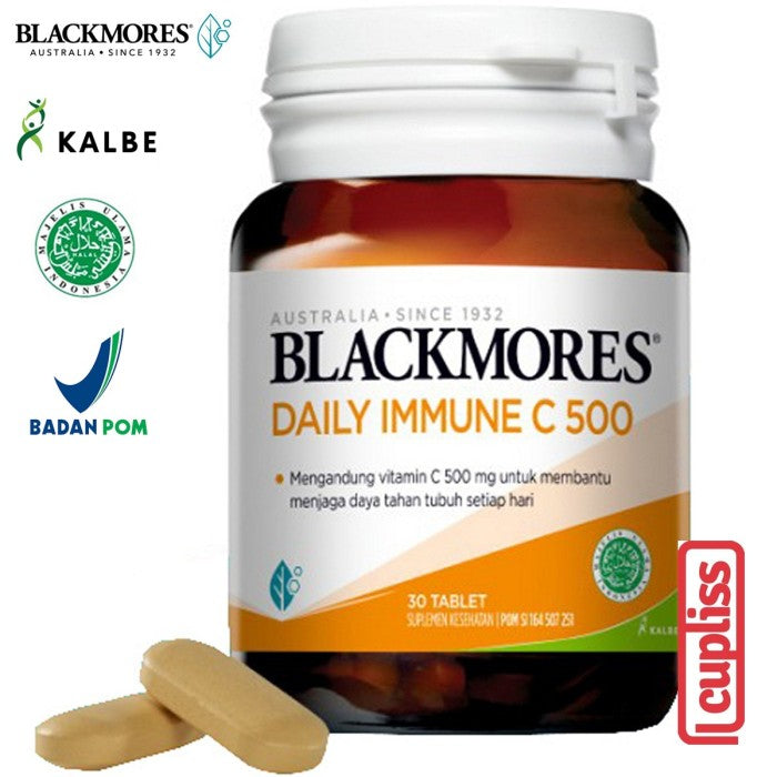 BLACKMORES Multivitamin Daily Immune C500 - 30 caps BPOM Kalbe