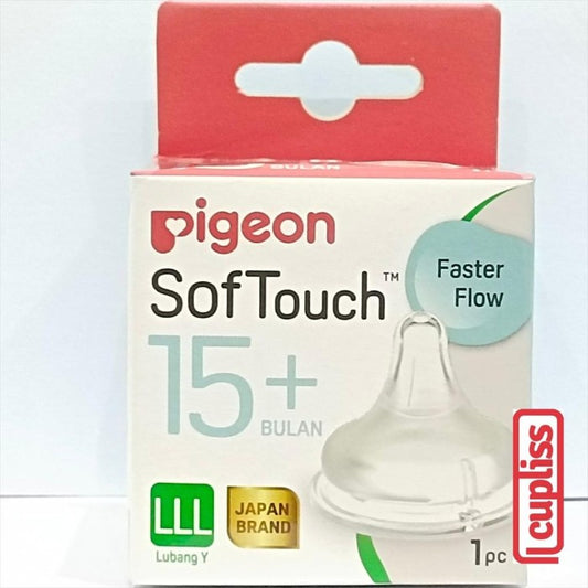 PIGEON Soft Touch Size LLL Wide Neck 1pcs Box Dot Bayi