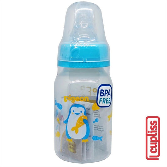 PIGEON Bottle PP RP Slim Neck Peristaltic 120 ml Li Blue Botol Susu