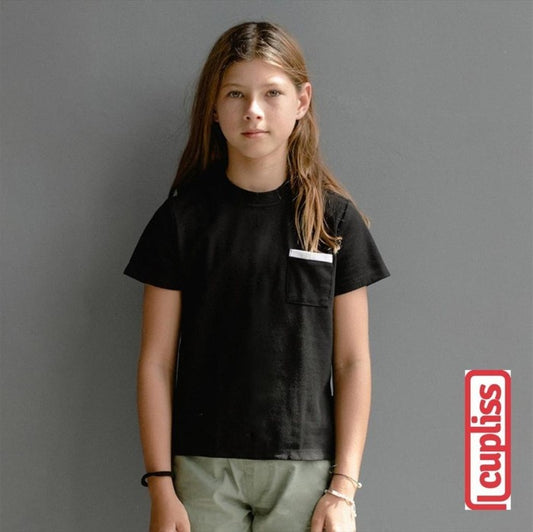 Kyds Basic Polo Shirt Black Kaos Polo Anak