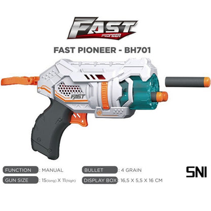 FAST Pioneer Manual Mini GL 4 Darts Pistol Mainan