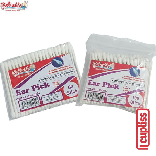 Reliable Cutton Bud Ear Pick Korek Kuping Congkel Bayi Dewasa Reguler Multifungsi