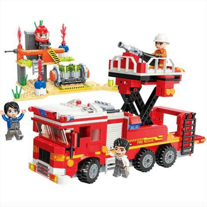 Qman MineCity Fire Line Rescue 12013