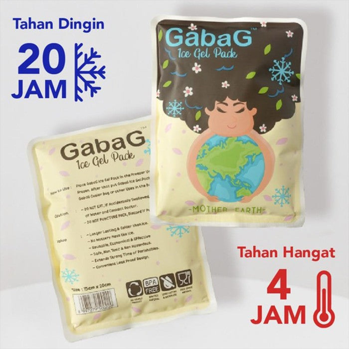 Gabag Ice Gel Pack 500ml Mother Earth 500gr