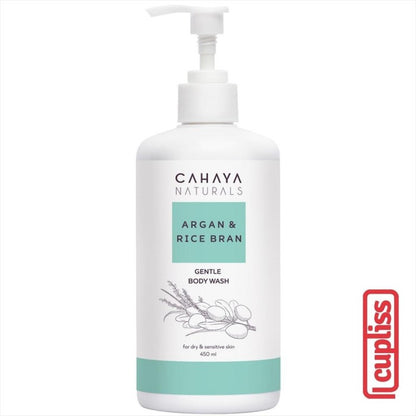 Cahaya Naturals Gentle 450ml Body Wash Argan Rice Brand Oil12010103