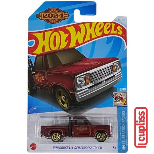 Hot Wheels HW Basic HRY97 1978 Dodge Lil Red Express Truck 2024 Mattel Hotwheels