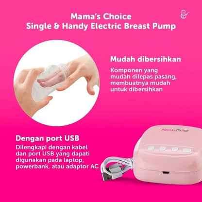 Mama Mama's Choice Single Handy Electric Breast Pump Pompa ASI