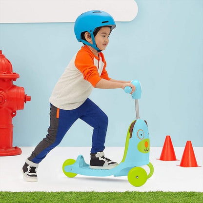 Skip Hop Zoo Ride On 3in1 822910 Dog SkipHop Scooter Anak