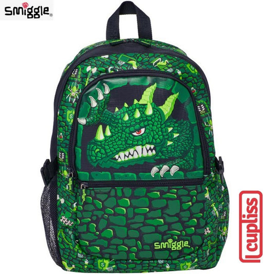 SMIGGLE Backpack Bag 447226 Attach Hi There Green Tas Ransel Anak
