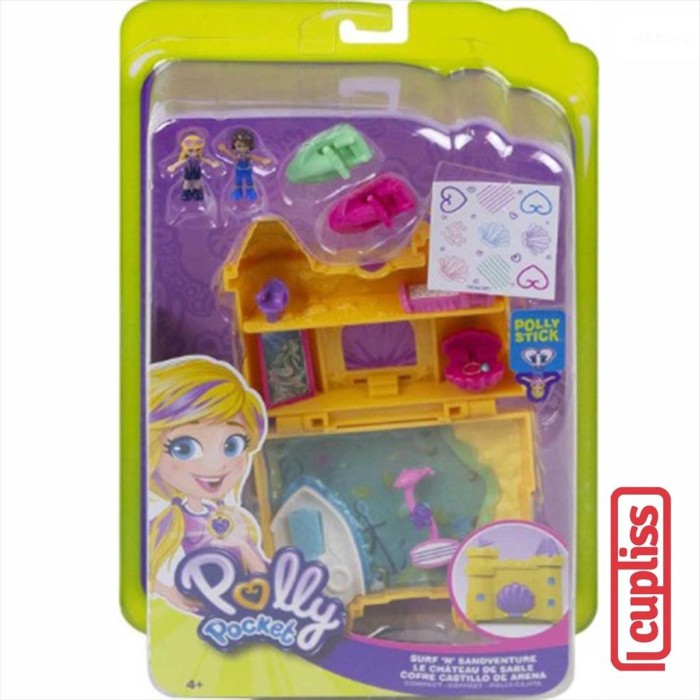 Polly Pocket FRY35 Surf N Sandventure Compact GCJ87