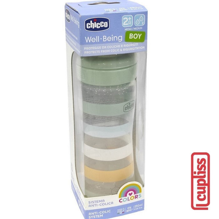 CHICCO Bottle Well Being PP 2M+ 250 ml Botol Susu 250ml