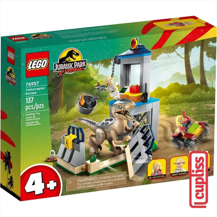 LEGO Jurassic World 76957 Velociraptor Escape