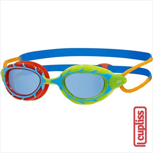 Zoggs Predator Junior 126246 Googles Blue Red Lime Kacamata Renang XAU