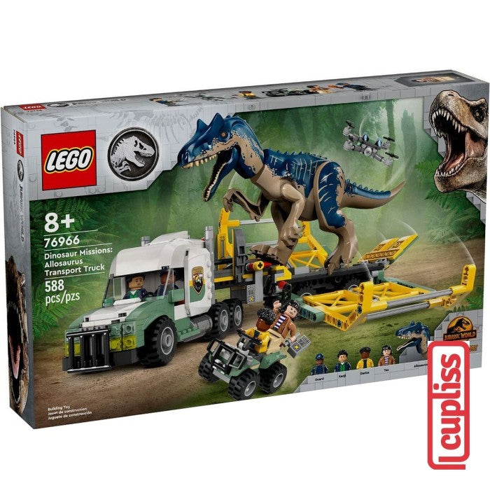 LEGO Jurassic World 76966 Allosaurus Transport Truck