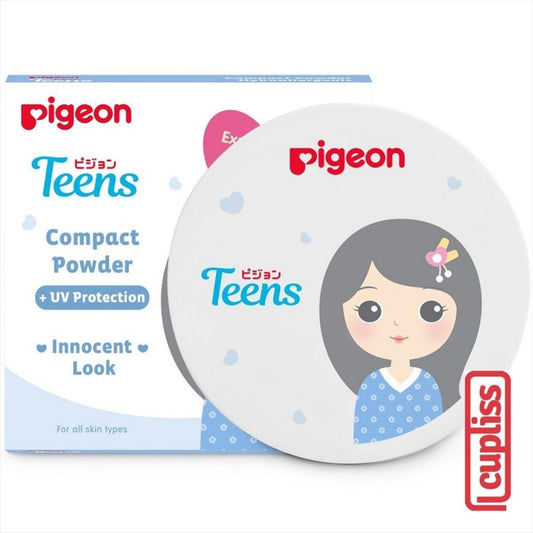 PIGEON Teens Compact Powder + UV Innocent Look 14gr Bedak Remaja