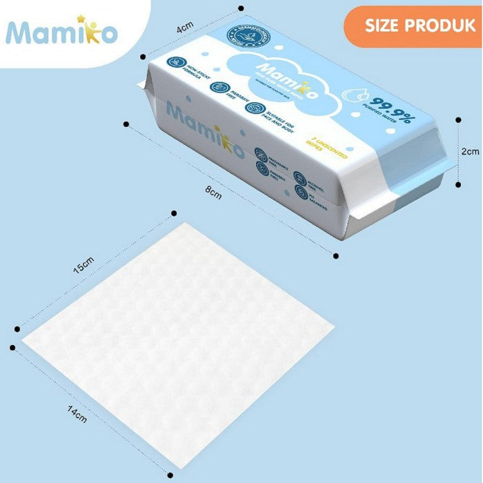 KUB x Mamiko 7s Pure Water Tisu Basah Wipe Pocket Size