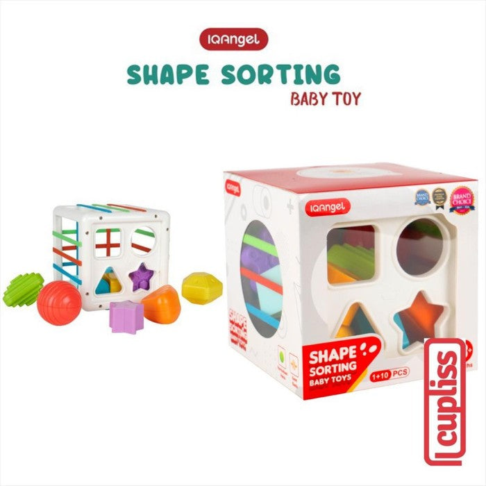 IQANGEL Shape Sorting Baby Toy Mainan Puzzle Anak IQ Angel 0211