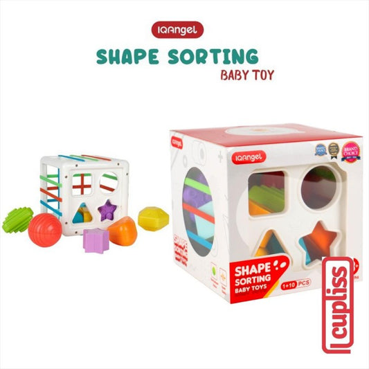 IQANGEL Shape Sorting Baby Toy Mainan Puzzle Anak IQ Angel 0211