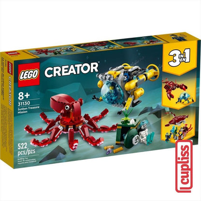 LEGO Creator 31130 Sunken Treasure Mission