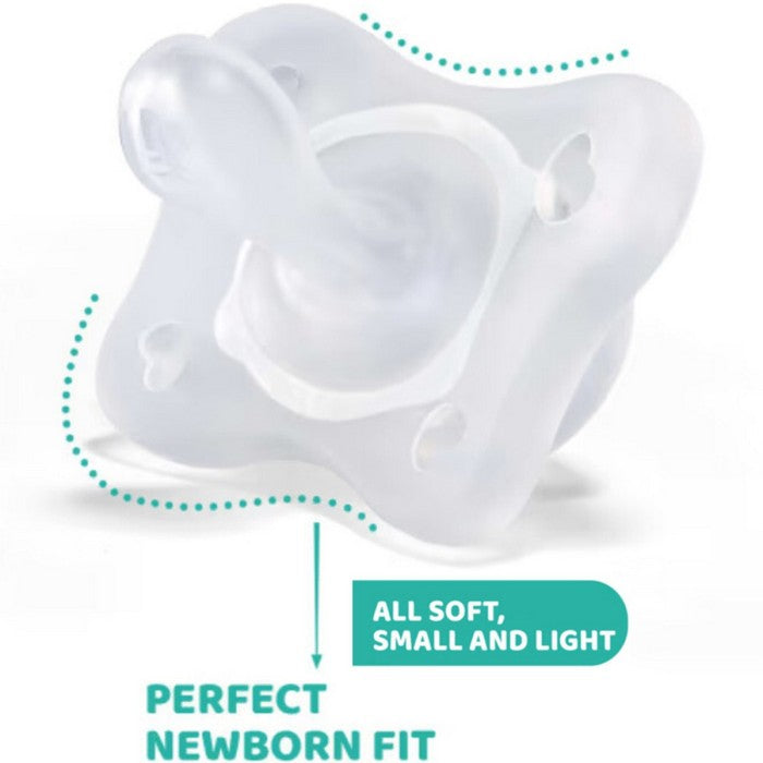 CHICCO Physio Soft Soother Silicone 0-2m Dot Botol Susu Bayi Newborn