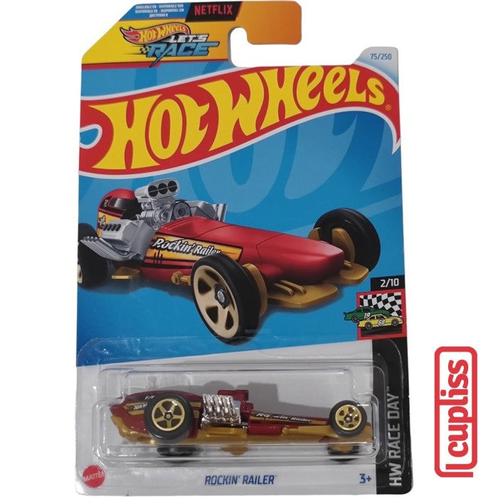 Hot Wheels HW Basic HTD26 Rockin Railer Lets Race Netflix Mattel Hotwheels