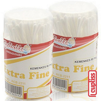 Reliable Cotton Bud Baby Bayi Korek Kuping Extra Fine Ekonomis Murah