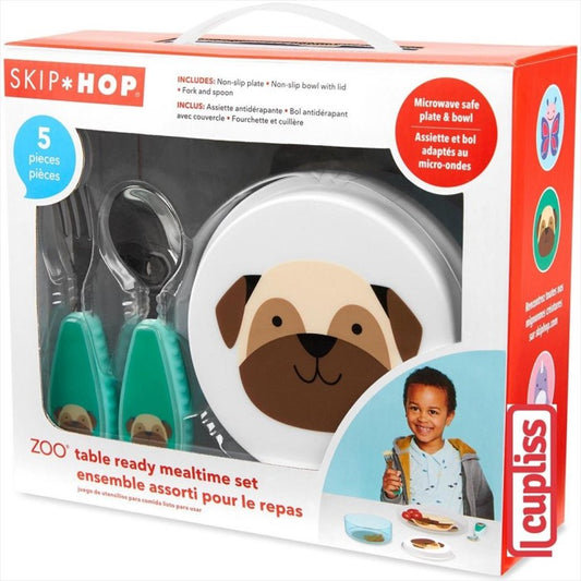 Skip Hop Zoo Table Ready Set Mealtime 582410 Pug Skiphop