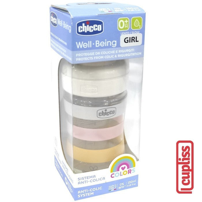 CHICCO Bottle Well Being PP 0M+ 150 ml Botol Susu 150ml
