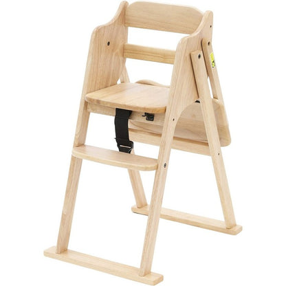 Yamatoya Tatameru Table HighChair Light Brown Kursi Makan Bayi
