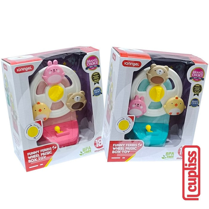 IQANGEL Funny Ferris Wheel Music Box Toys IQ8050 Mainan Musik Bayi IQ Angel